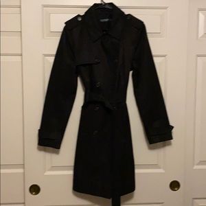 Brand New Women's Ralph Lauren Black Trench Coat